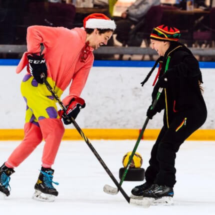 Korporatīvie pasākumi uz ledus