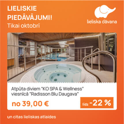 Lieliskie% – mēneša izdevīgākie atlaižu piedāvājumi no Nacionālā dāvanu karšu eksperta Latvijā “Lieliska dāvana”!