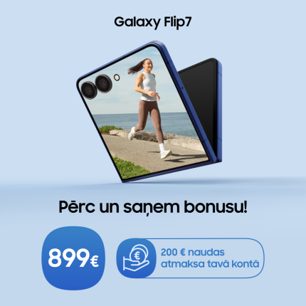 SAMSUNG VEIKALS. 100 € naudas atmaksa tavā kontā!