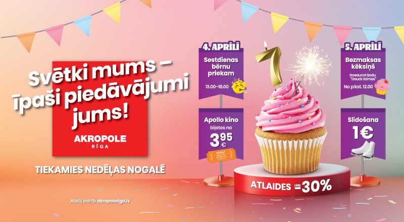 “AKROPOLE Rīga” dzimšanas diena