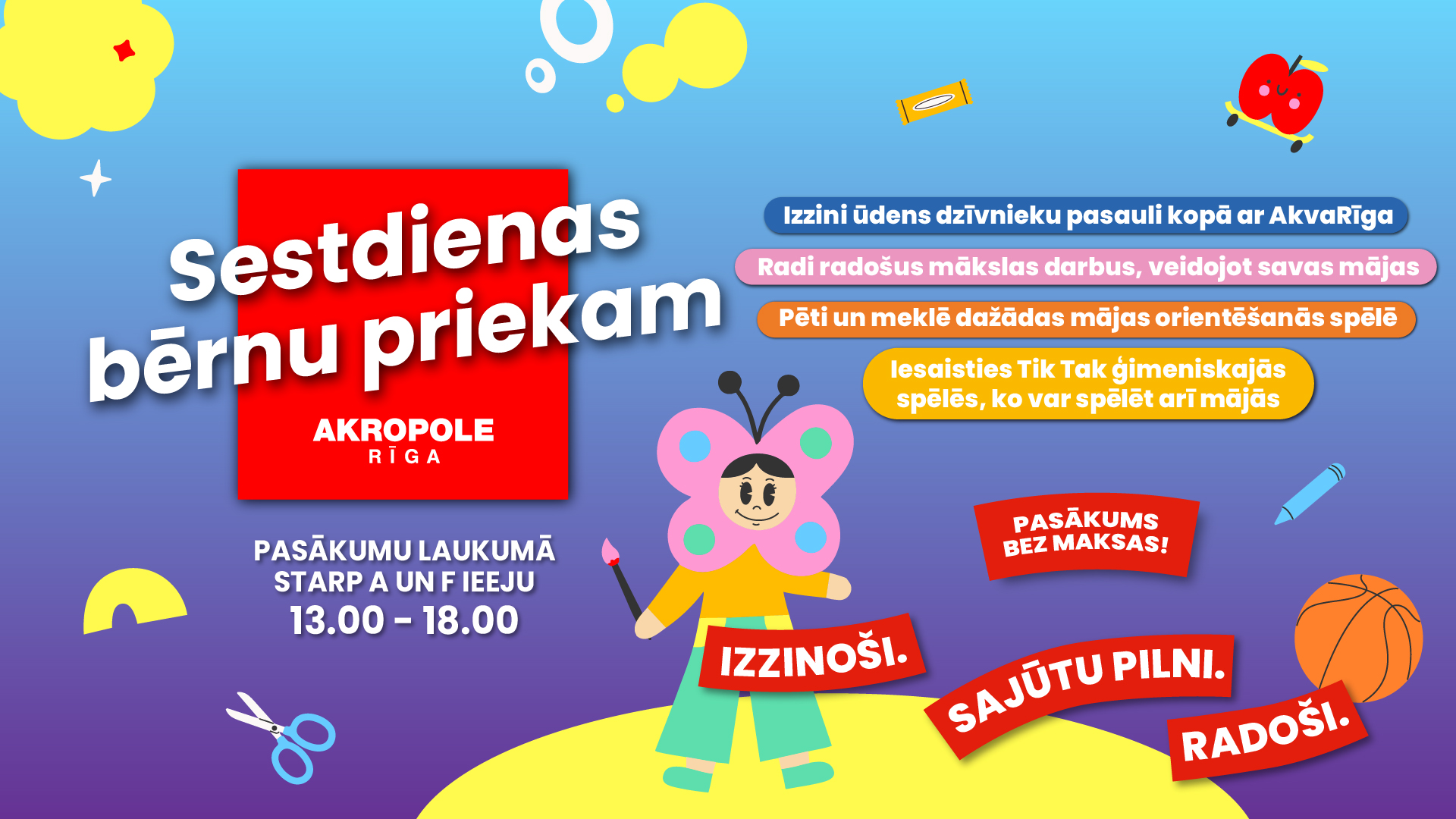 Sestdienas bērnu priekam