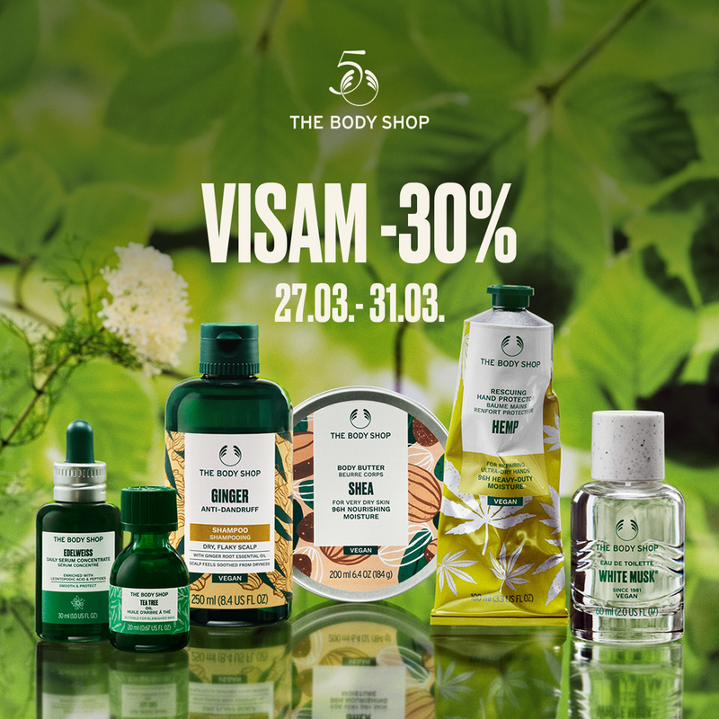 THE BODY SHOP: -30% VISAM