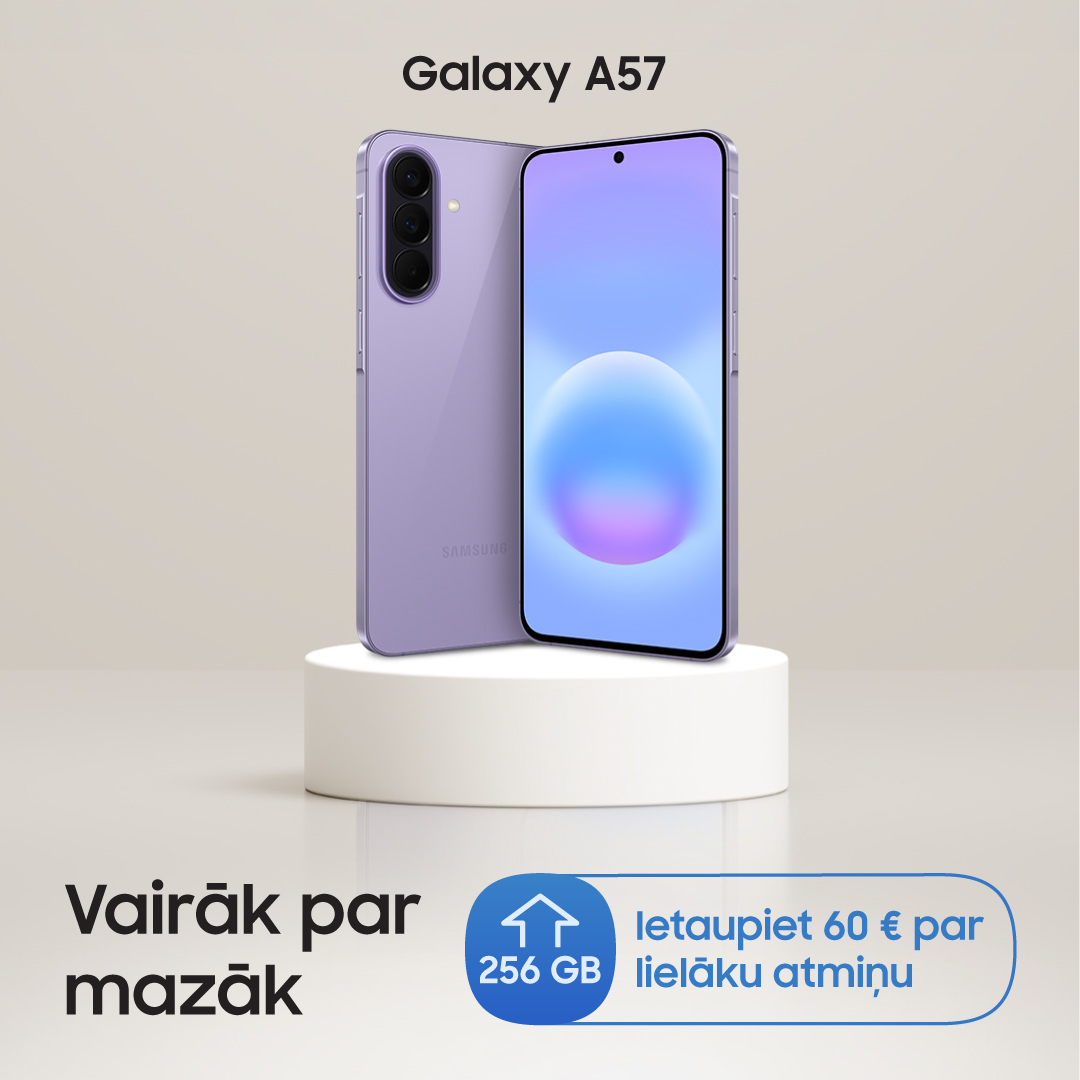 SAMSUNG VEIKALS. Ietaupiet 60 € par lielāku atmiņu