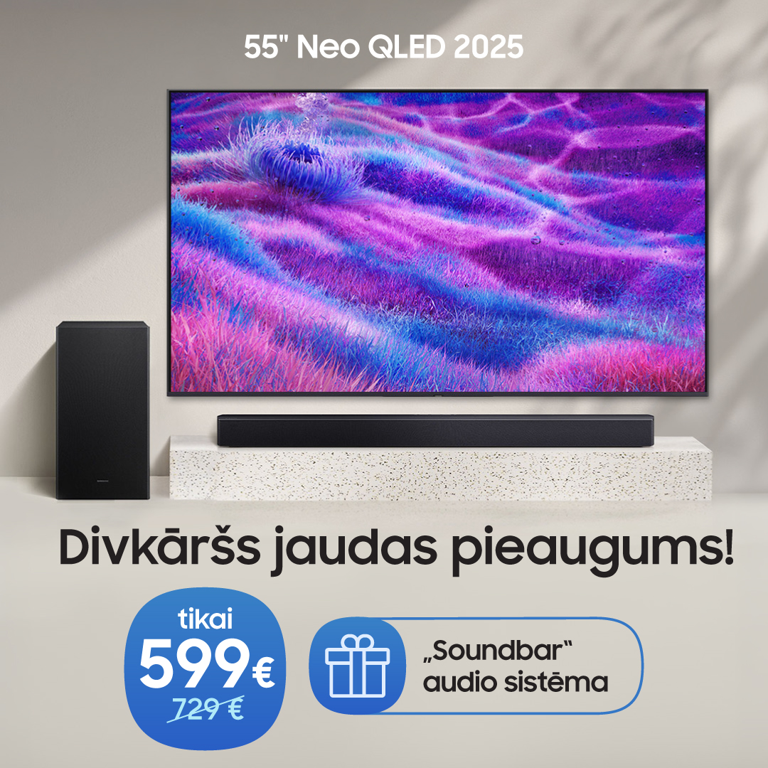 SAMSUNG VEIKALS. Divkāršs jaudas pieaugums