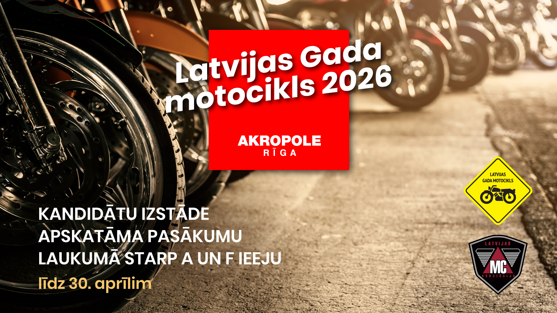 Izstāde “Latvijas Gada motocikls 2026”