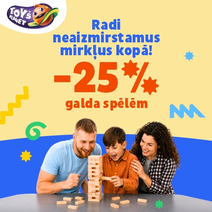 Ģimenes mēnesis! -25% galda spēlēm