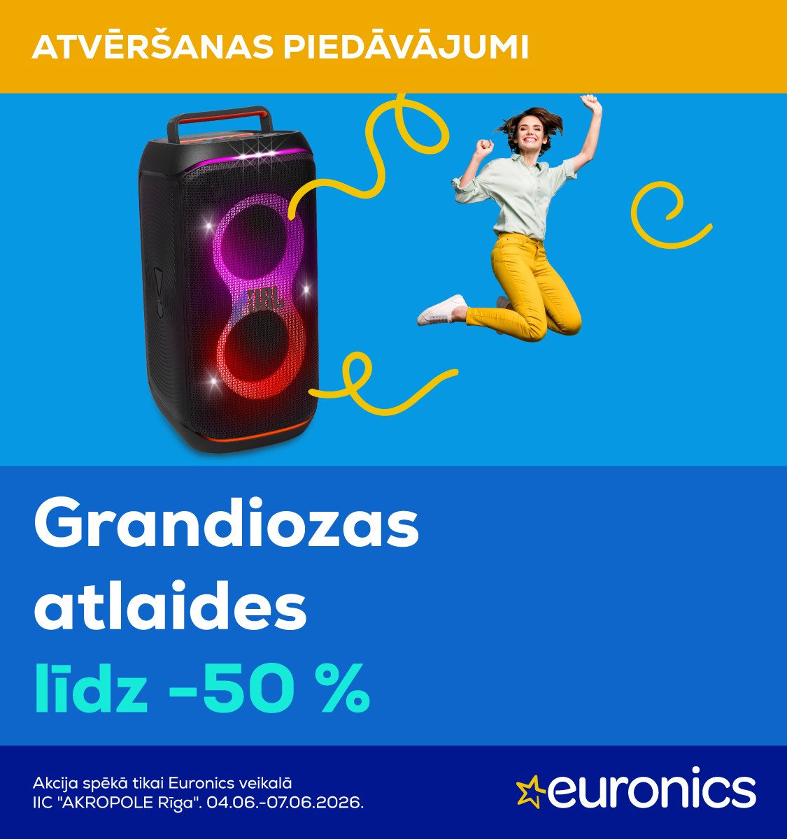 Atvēršanas piedāvājumi!
