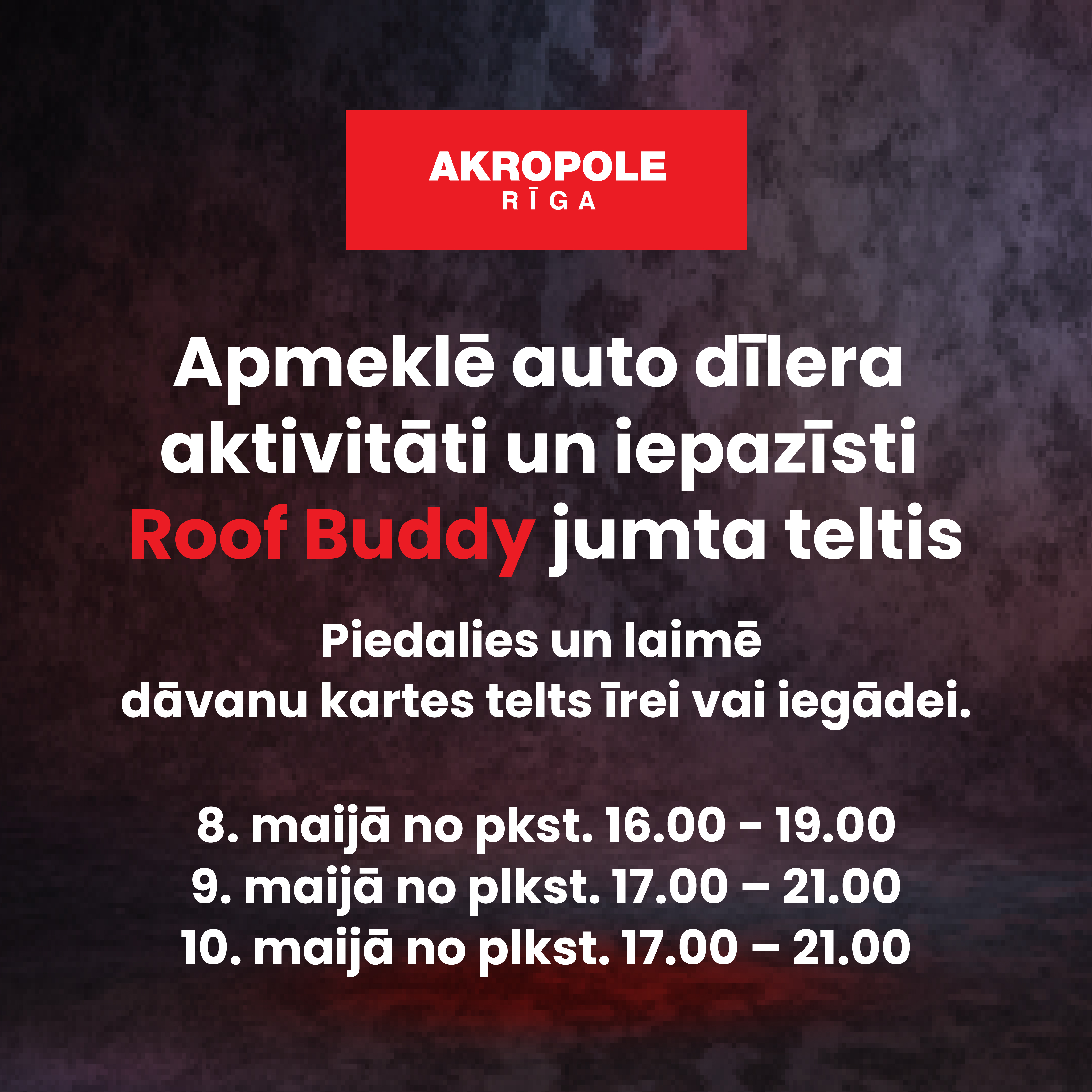Roof Buddy aktivitāte