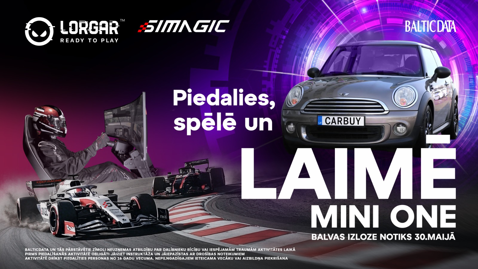 Piedalies, spēlē un laimē!
