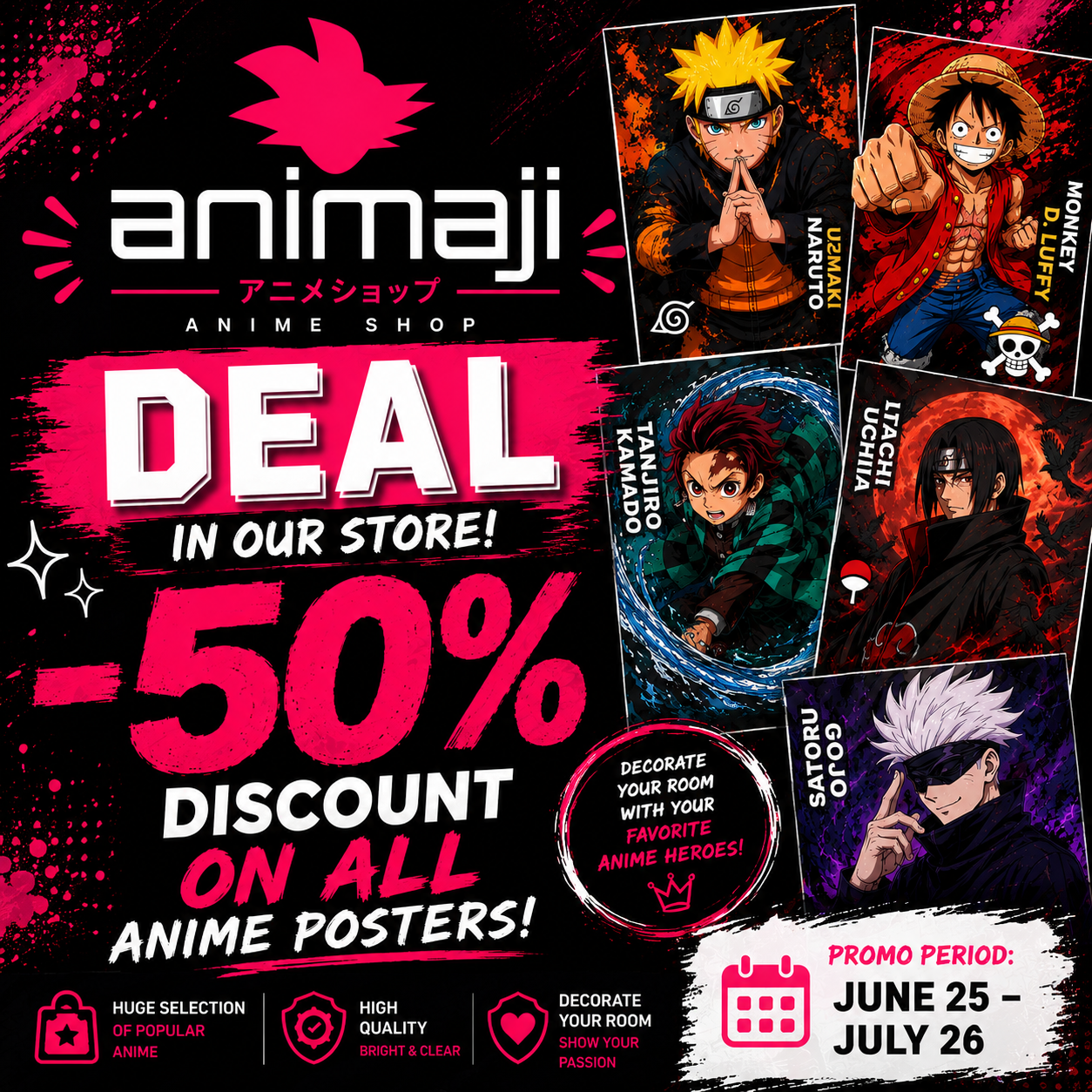 Deal at the ANIMAJI store!