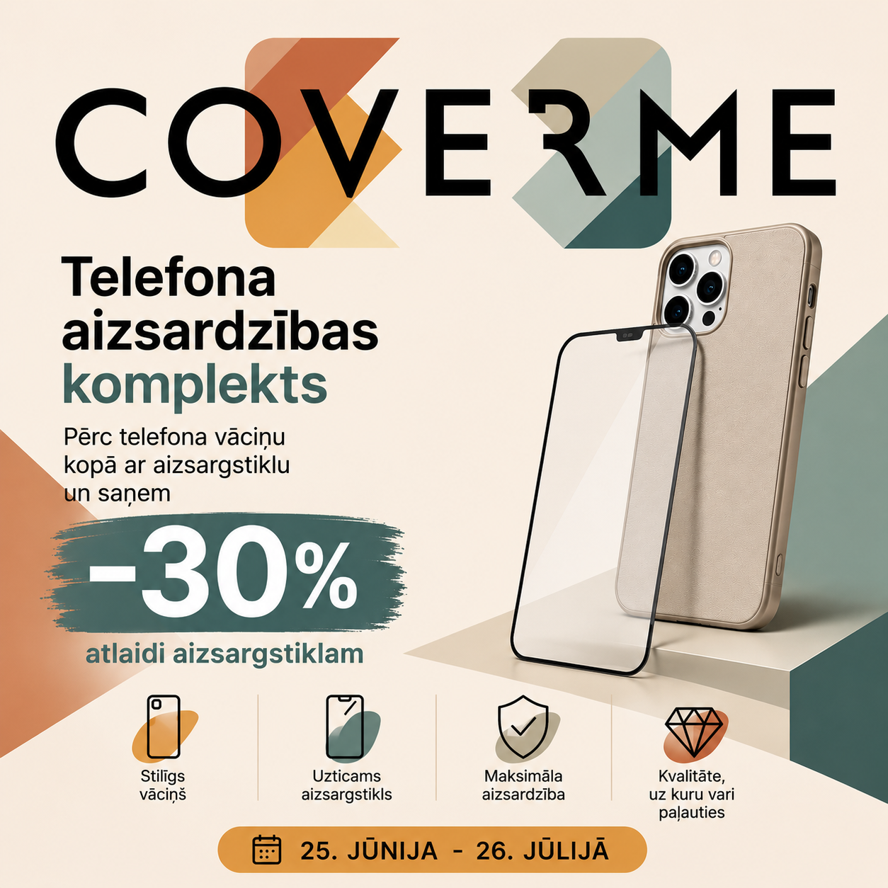 Telefona aizsardzības komplekts