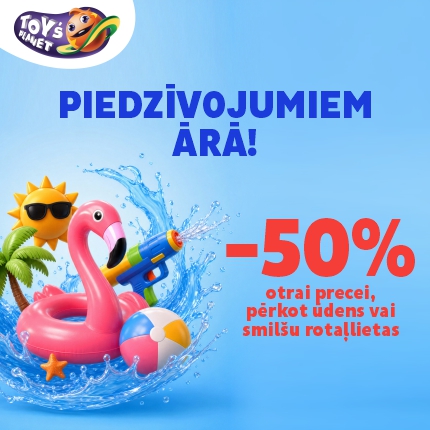 Piedzīvojumiem ārā! -50% otrai precei