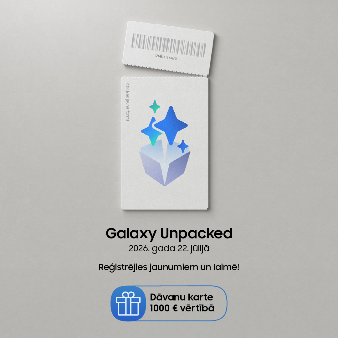 SAMSUNG VEIKALS. Drīzumā būs pieejami jaunie salokāmie Galaxy!