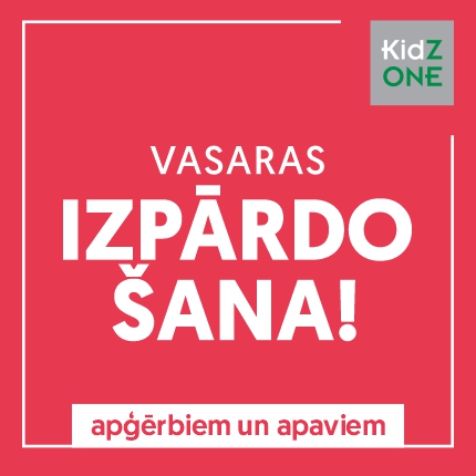 VASARAS IZPĀRDOŠANA apģērbiem un apaviem!