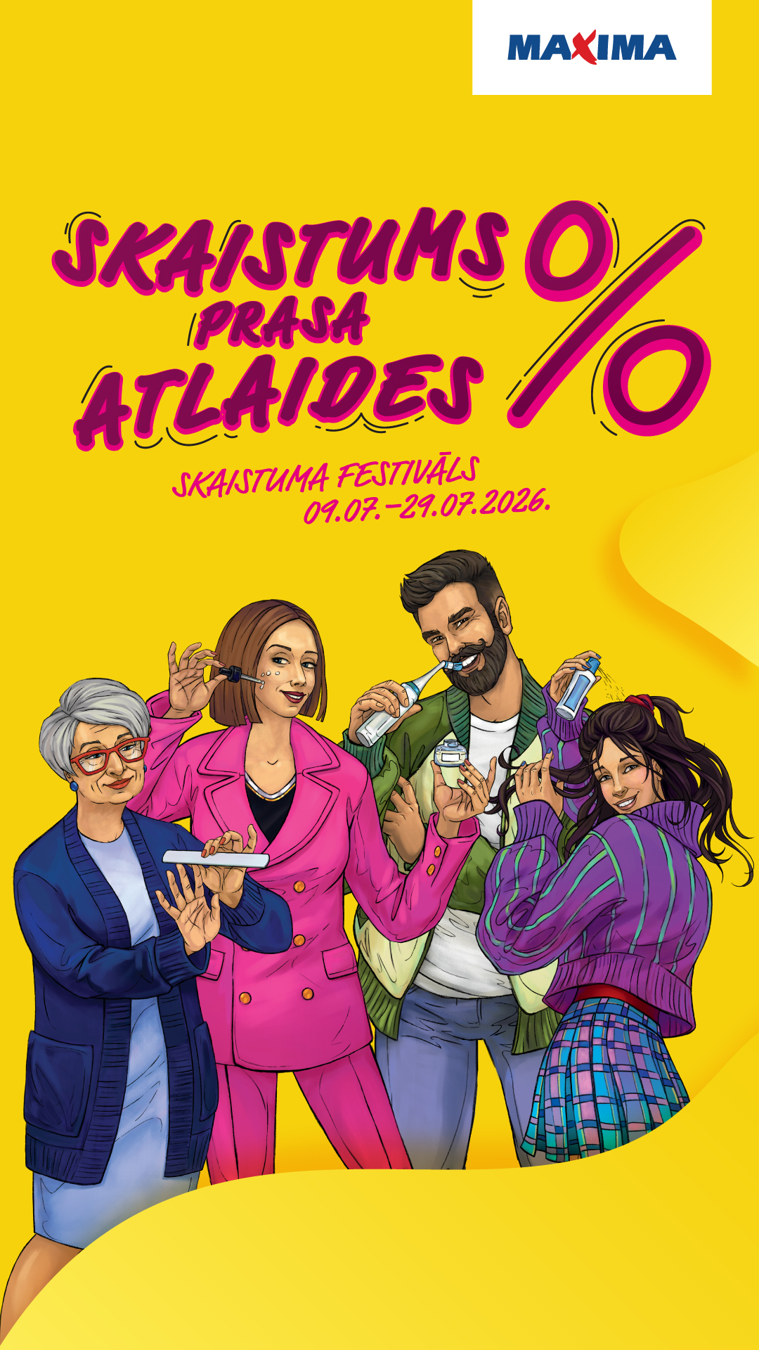 Skaistuma Festivāls veikalos Maxima