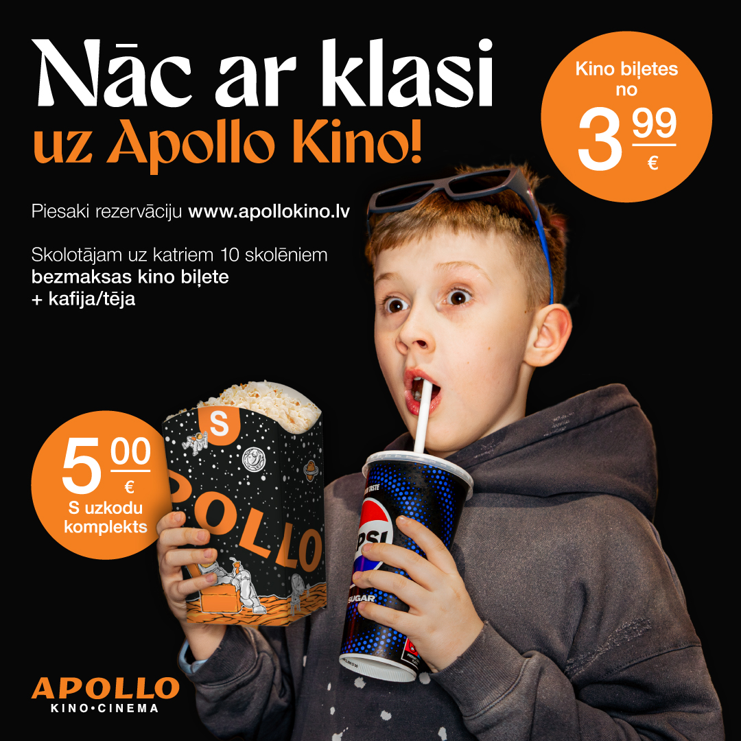 Apollo Kino skolēnu kino apmeklējums