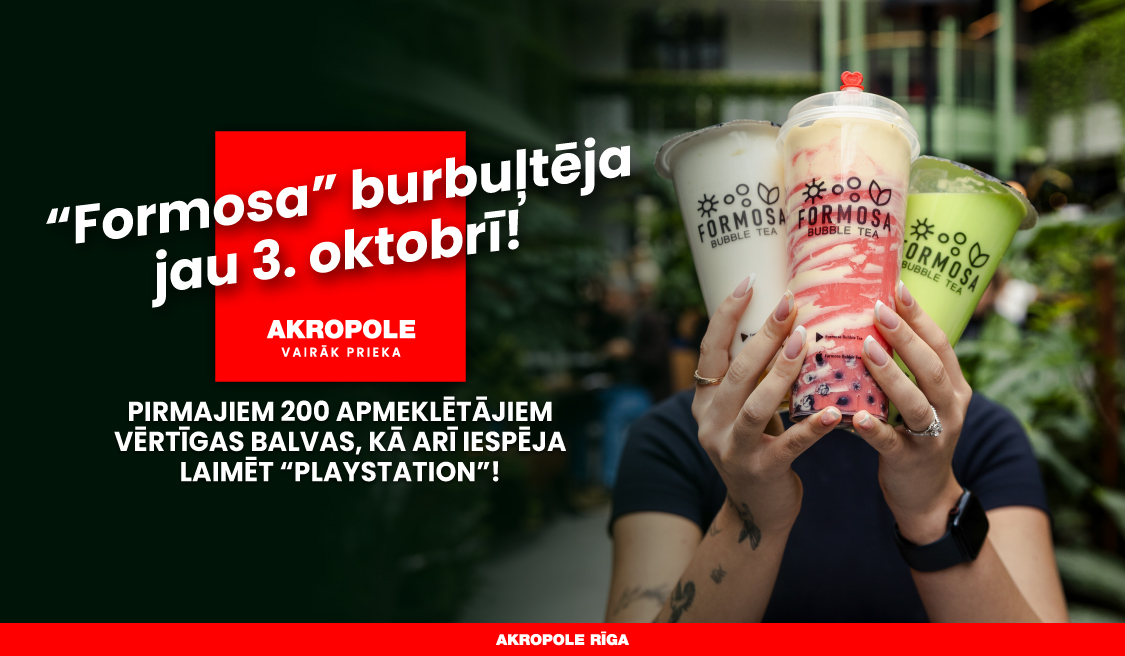 Formosa jau 3.oktobrī!