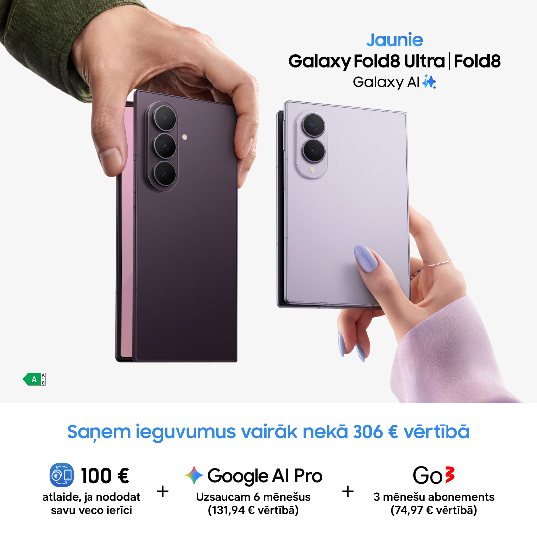 SAMSUNG VEIKALS. Trīskāršs ieguvums!
