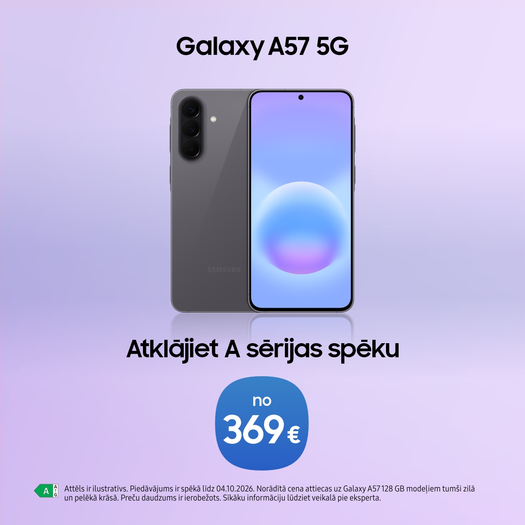 SAMSUNG VEIKALS. Atklājiet A sērijas spēku