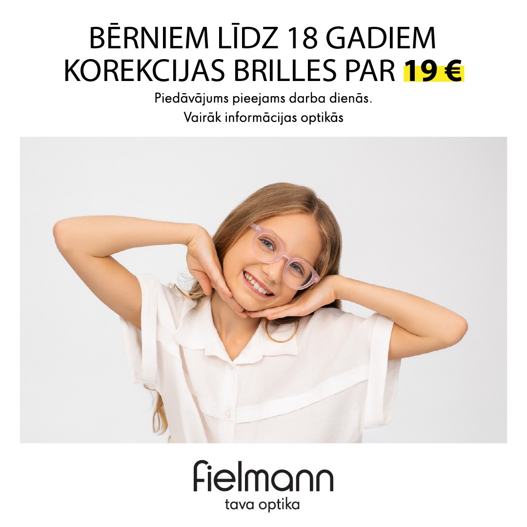 Brilles bērniem no 19 EUR