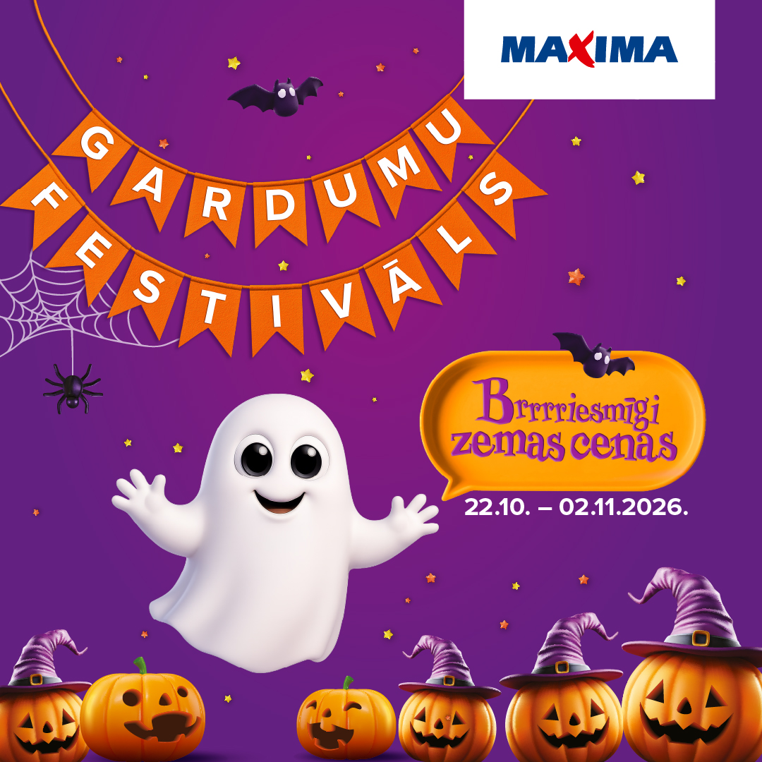 Gardumu festivāls veikalos Maxima